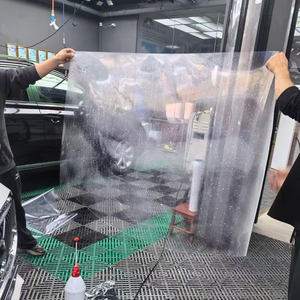 طبقة حماية شفافة من البولي يورثين الحراري مضادة للرمال من الأحجار المقاومة للماء والمضادة للضوء من الزجاج ، درع حماية للسيارة مقاوم للانفجار - Product Image 1