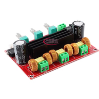 Carte d'amplificateur numérique 2.1 canaux TPA3116D2 HW-302, module d'alimentation 2x50W+100W