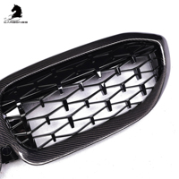 Grille avant en fibre de carbone style diamant pour améliorer les performances de la BMW Série 3 G20 2019-2023