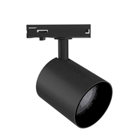 La voie monophasée de 220V Dimmable LED allume la goulotte de barre omnibus en aluminium 3W 24W 3000K conception moderne blanche de bureau et de centre commercial de 36 degrés