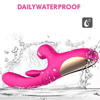 3-in-1 Klitoris-Sauger Vibrator für Frauen G-Punkt Zungen-Leck-Vakuum-Stimulator Dildo Anal Erotikspielzeug für Erwachsene ab 18