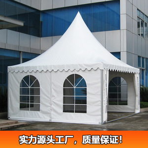 Pyramid <b>Tent</b> 5x5m Outdoor European Style Peak Roof Wedding Event <b>Canopy</b> Easy Setup - Product Image 3