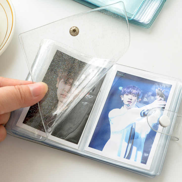 Album Fotografico Acrilico BENECREAT - 17 Pagine Per 34 Foto, Cornice Da Tavolo Con Flip Verticale - Foto 5