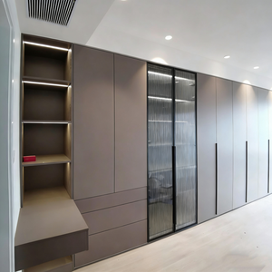Armoire à portes vitrées personnalisable, réglable et amovible, avec aménagement <span class=keywords><strong>d</strong></span>'espace flexible et <span class=keywords><strong>bureau</strong></span> <span class=keywords><strong>d</strong></span>'<span class=keywords><strong>angle</strong></span> - Product Image 6