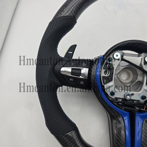 พวงมาลัยรถยนต์หนังคาร์บอนไฟเบอร์คุณภาพสูงสำหรับ BMW F10 F30 F90 F01 F02 F12 F13 F90 3 4 5ชุดพวงมาลัยรถยนต์ - Product Image 4