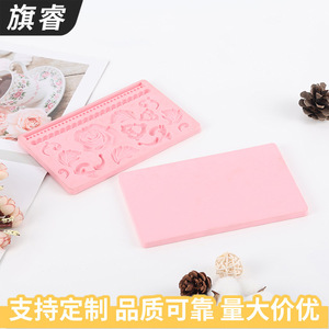 Silicone Flower Fondant Mold Set 2 Pieces Pink Baking Tools Cake Decorating - Product Image 5