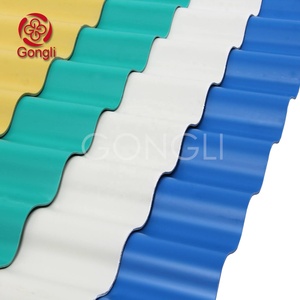 Tejas de Techo de ASA/PVC Resistentes a la Corrosión, Láminas de Techo Corrugadas Impermeables, Superficie Estampada, Diseño Escandinavo, 1.5-3.0 mm - Product Image 6