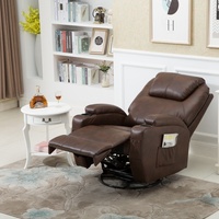 수동 리클라이닝 소파, 조절 가능한 레저 라운지 소파 (대기실, 거실, 침실, 아파트, 호텔, 사무실용), 회전식 로커 의자