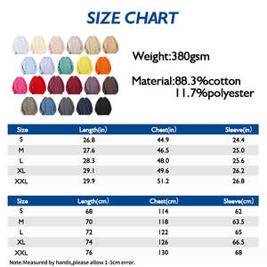 Sweatshirts de haute qualité avec logo personnalisé Sweat-shirt uni à manches longues et col rond en éponge française pour hommes - Product Image 6