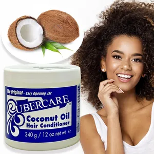 Transporte rápido evitar o ressecamento, quebra e Split Termina Coconut Oil Hair Conditioner