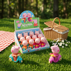 Trottinette à air comprimé Peppa Pig, jouet en TPE à presser, jouet portable pour enfants de 2 à 4 ans - Product Image 5