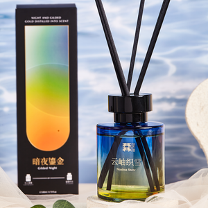 Lâu dài không khí Nước hoa 140ml hương liệu cổ điển tinh tế Gradient màu hương thơm sậy khuếch tán Bộ - Product Image 4