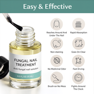 Traitement <span class=keywords><strong>antifongique</strong></span> pour les ongles en marque privée |   Huile réparatrice <span class=keywords><strong>antifongique</strong></span> extra forte à l'huile d'arbre à thé pour adultes, pour ongles jaunes et épais - Product Image 3
