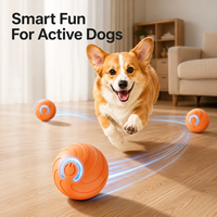 Pelota Inteligente para Perros con Movimiento Automático, Marca Propia, con Núcleo de PC Resistente y Capa Exterior de TPR para Entrenamiento Interactivo