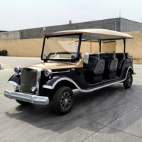 Voiture électrique ZOWN populaire à 6 places, 4 roues, style vintage classique, couleur personnalisable, garantie 2 ans, idéale pour les attractions touristiques