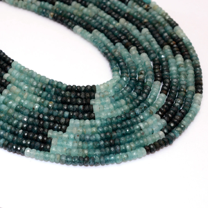 Perles de Grandidierite AAA+ Rares 4mm-5mm, Perles Facettées Rondelles, Pierre Semi-Précieuse Naturelle pour Bijoux - Product Image 5