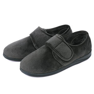 OEM kış sıcak yün üst Sneaker terlik ayarlanabilir kanca döngü ayak bileği uzunluğu slaytlar yetişkinler için kaymaz diyabetik ayakkabı - Product Image 6