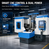Duplex-Horizontalfräsmaschine mit Doppelkopf für 4-Seitenflächenfräsen, CNC-Metallbearbeitungsmaschine für Stahlblock-Ausrüstung