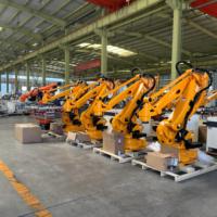 Bras robotique industriel automatique pour la manutention des matériaux, la palettisation, le chargement, le déchargement et la ligne de production.