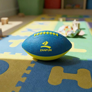 Balones de Fútbol de Espuma de PU Suave Personalizados ZANFUN, Balón de Rugby Deportivo Pequeñ<span class=keywords><strong>o</strong></span> y Fácil de Agarrar para Niños y Bebés - Product Image 5