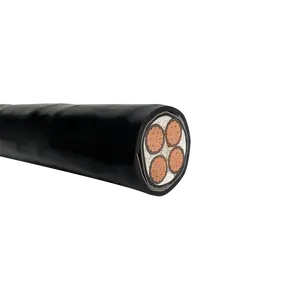 WUCAI armoured cable manufacturers underground electrical cable 4x16 4x95 copper XLPE power cable