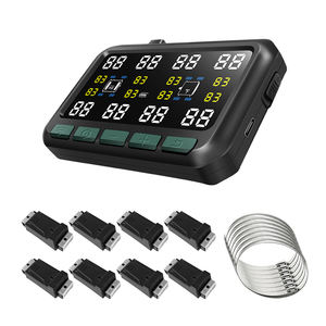 Sistema de Monitoreo de Presión de Neumáticos TPMS Universal Careud para Autocaravanas, 200 PSI, 433 MHz, Pantalla LCD, Modelo 550-8 de 5 V para 8 Neumáticos - Product Image 2
