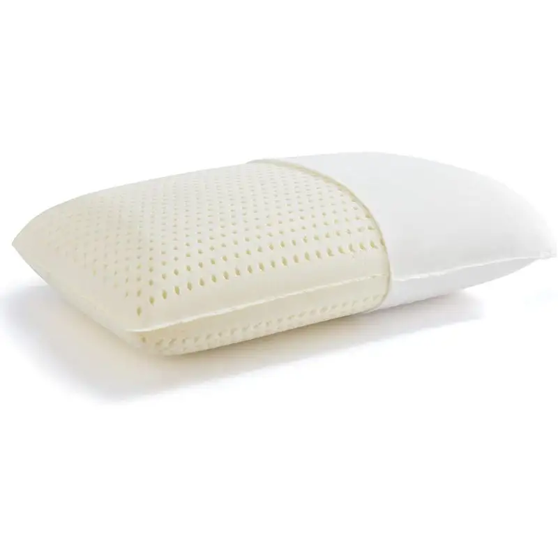 100% Natural Látex Memória Visco Travesseiro Removível Capa Malha Travesseiro Para Dormir