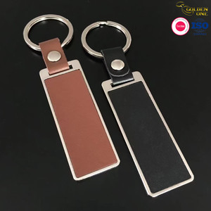 Giảm Giá Hấp Dẫn Móc Khóa Da Pu Xe Hơi Sang Trọng Bằng Kim Loại Tùy Chỉnh Móc Khóa Da Thật Màu Đen Móc Khóa Móc Khóa Kim Loại Quà Tặng Cho Nam Bé Trai - Product Image 2