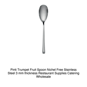 Cuillère à dessert Pinti Trumpet 18/C en acier inoxydable, épaisseur 3 mm, sans nickel, Pintinox - Product Image 2