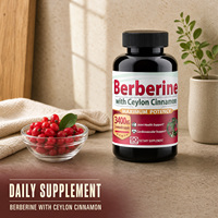 Complément Alimentaire Herbal Berbérine avec Capsules de Cannelle de Ceylan pour le Soutien Articulaire et Cardiovasculaire OEM ODM