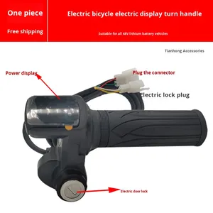 Contrôleur de vitesse, accélérateur de scooter électrique 36V/48V, poignée d'accélérateur pour vélo électrique, pièces de vélo électrique à batterie au lithium - Product Image 2