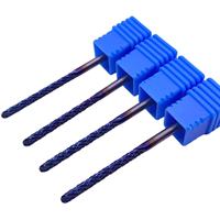 Fraise rotative ronde en carbure de tungstène C0330 C0330MX03-30 pour le polissage des métaux, revêtement double coupe, électrique