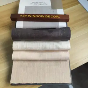 Прозрачные льняные шторы из полиэстера Telas De lino Para Cortinas de lino