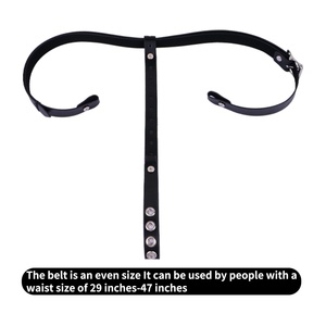 Wholesale Realistic Hollow <b>Dildo</b> Chastity Cage Silicone Abstinence Penis Ring Male Cock Lock Gay Penis Bondage Match Lock Belt - Product Image 6