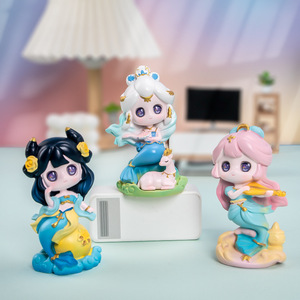 ยู โม ของสะสมเรซิ่นรูปการ์ตูนเด็กผู้หญิงโบราณจากตุนหวง ของตกแต่งโต๊ะทำงาน ของขวัญ ขายส่ง - Product Image 3