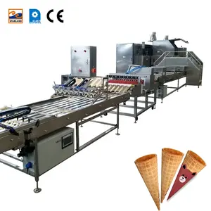 Specialize In Manufacturing Automatic Ice Cream Waffle Cone Maker Making Machine Sugar Wafer Cone Baking Forming Machines