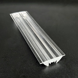 Bming 장식 플라스틱 led 선형 스트립 프로필 광학 렌즈 <span class=keywords><strong>PMMA</strong></span> 조명기구 렌즈 - Product Image 1