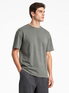 <b>White</b> 100% Cotton Men T Shirt Custom Logo Crew Neck Short Sleeve Casual <b>Tee</b> OEM ODM - Product Image 4