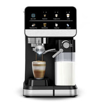 Machine à café Anwell multifonctionnelle avec panneau de commande IMD semi-automatique, du grain à la tasse, pour cappuccino et expresso à domicile