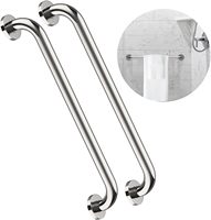 Barre d'appui de sécurité en acier inoxydable pour salle de bain, sur mesure, pour projets hôteliers, personnes âgées et handicapées, pour douche et toilettes