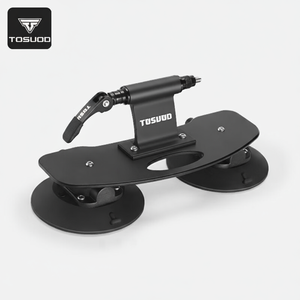 TOSUOD <span class=keywords><strong>Porte</strong></span>-vélo de voiture portable avec support de toit à ventouse pour vélo de montagne vélo de route comprend un support de stationnement en alliage - Product Image 1