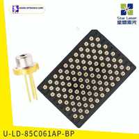 Diode laser infrarouge U-LD-85C061A 850nm 300mW, boîtier TO-18, pour capteurs de haute précision, reconnaissance faciale biométrique, etc.