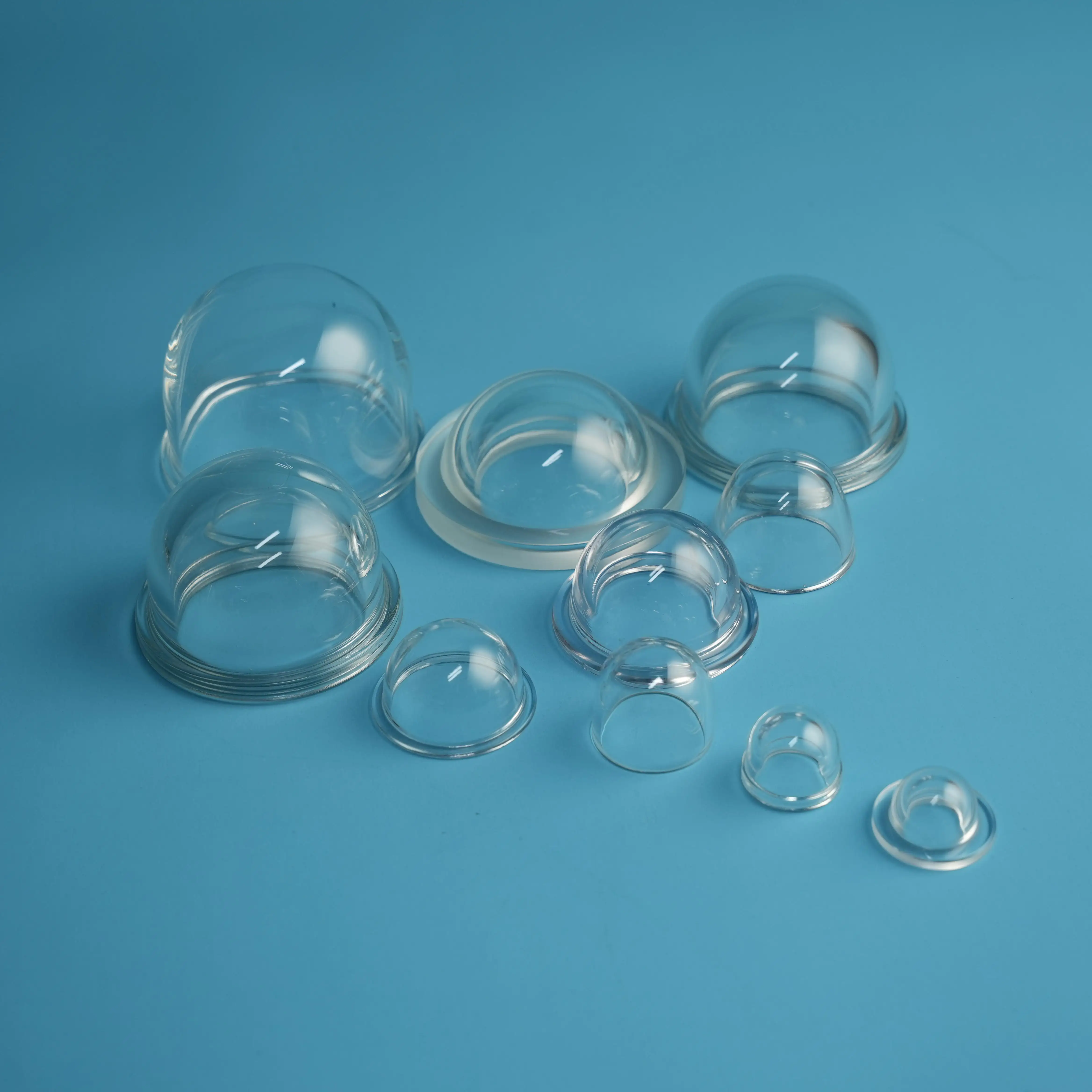 Manufacturer Custom Size High Quality High Borosilicate K9 Bk7 Uv Fused Quartz 30 Mm100 Mm Clear Glass Optical Dome Lens