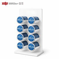 TERMEIN Présentoir de Comptoir Personnalisé pour Snus, Étagère Multi-Niveaux en Acrylique pour Sachets de Nicotine, Présentoir de Point de Vente (POS) pour Magasin de Tabac et Commerce de Détail
