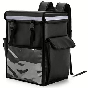 Eiomrpsible Therwall Socket <b>Backpack</b> Food Custom Brand Aluminium Foil Food Delivery Bag PVC Tarpaulin Mobile Beverage <b>Backpacks</b> - Product Image 2