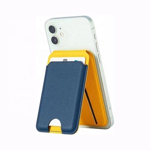 Fundas Magnéticas Adhesivas de Cuero PU al por Mayor para <span class=keywords><strong>iPhone</strong></span> <span class=keywords><strong>13</strong></span> 14 15 16 17 Pro Max con Soporte para Tarjetas y Soporte para Samsung - Product Image 2