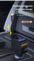 Chargeur de voiture USB-C rapide de haute qualité 85W avec charge rapide QC 3.0 rétractable 3 en 1 pour ordinateurs portables, téléphones mobiles, appareils photo