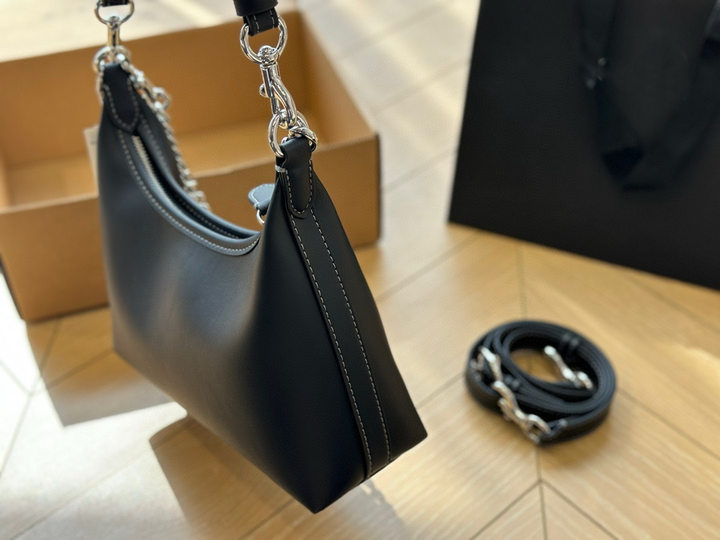 Luxury brand design leather handbag with single strap, shoulder bag