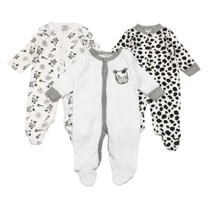有机棉新生儿婴儿衣服连身衣睡衣保暖套装礼物婴儿衣服