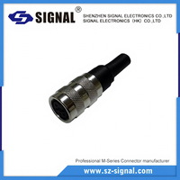 Connecteur circulaire M16 OEM d'usine, étanche IP67, mâle, moulé, à angle droit, pour câble de capteur industriel 2-24 broches